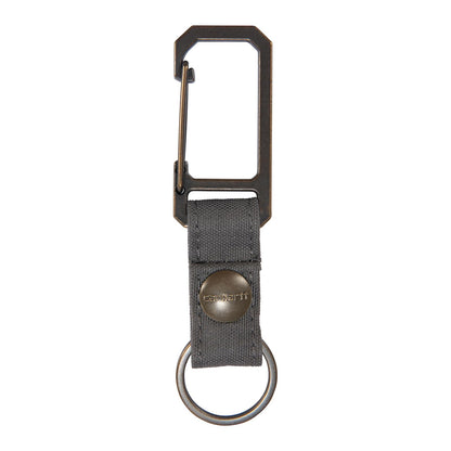 Carhartt Unisex Adult Durable Metal Key Keeper, Belt Loop Key Ring Holder With Self-locking Metal Gate Clip for Car/Home Keys Llavero Unisex adulto