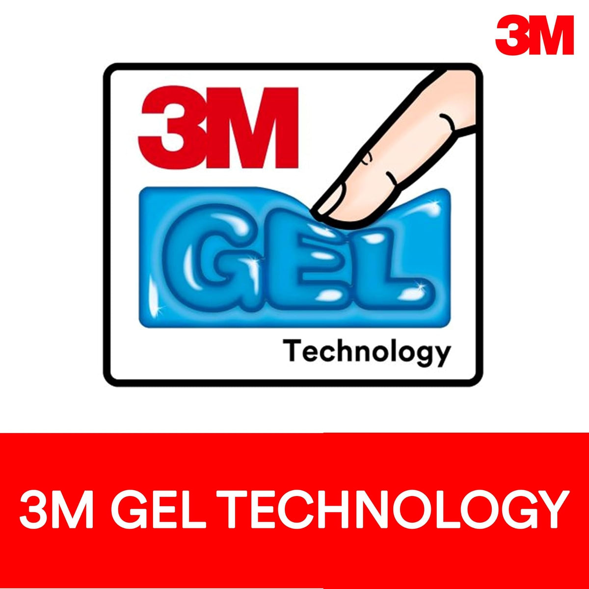 3M Gel Wrist Rest for Keyboards, Soothing 3M Gel Technology and Satin Smooth Cover for All Day Comfort and Support, 19", Black (WR85B)