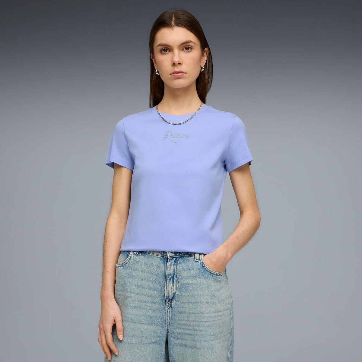 Puma ESS Script tee Playera Mujer