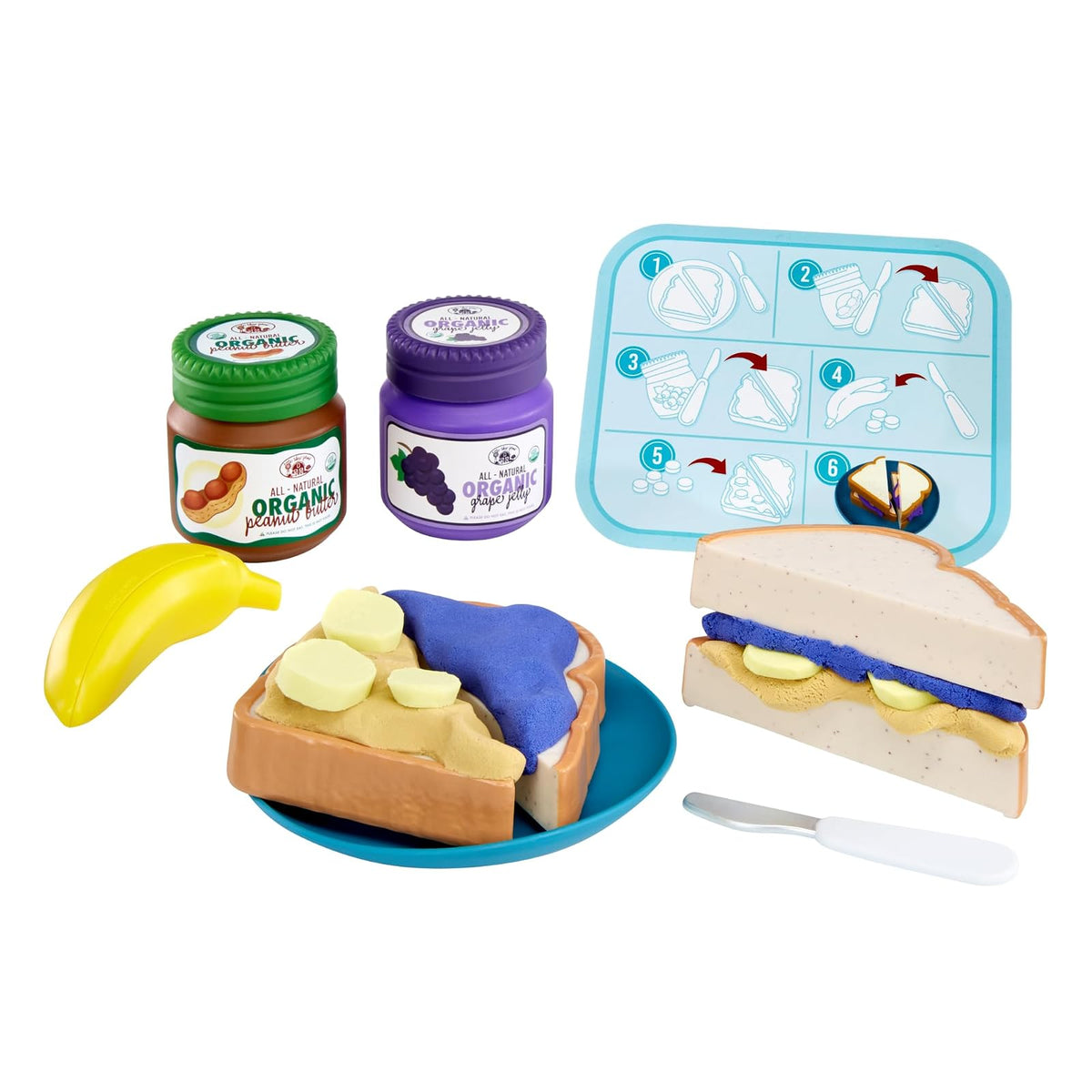 Little Tikes Creative Chefs - Kit de Mantequilla de maní y gelatina