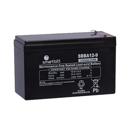 Smartbitt Bater?a para Ups 12v- 9AH Para Libre de Mantenimiento de Reemplazo 12V-9AH Recargable Sellada