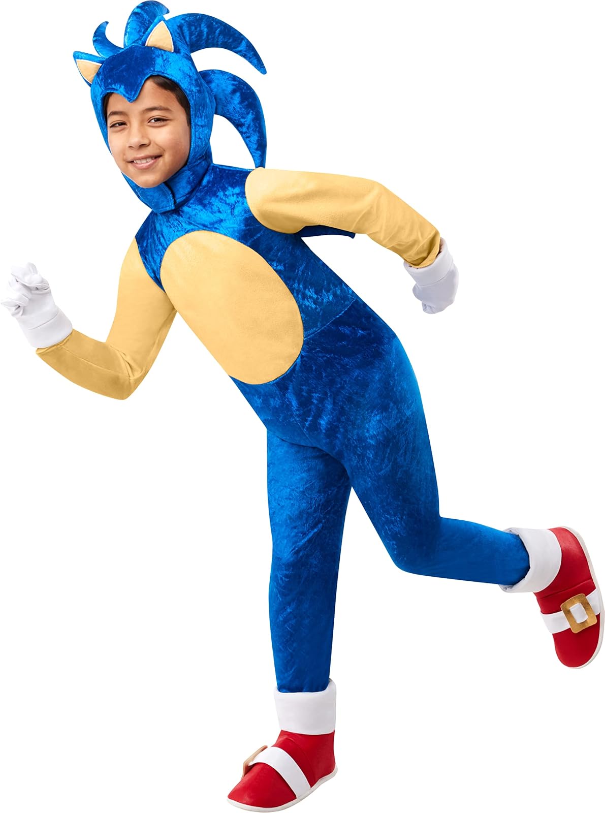 Rubie's Disfraz infantil Sonic Deluxe, como se muestra, M