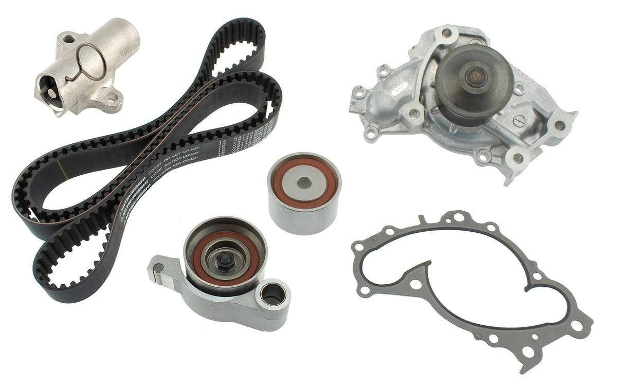 AISIN TKT-026 Kit de Correa Dentada con Bomba de Agua para Lexus ES300, ES330, RX330, RX400h Toyota Camry, Highlander, Sienna, Solara, Negro/Plateado