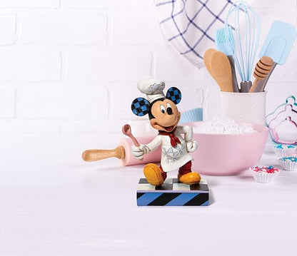 Enesco Jim Shore Disney Traditions Chef Mickey Mouse Figurine, 6.25 Inch, Multicolor