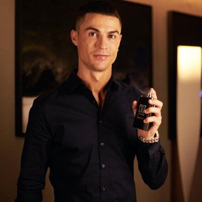 Cristiano Ronaldo CR7 Game On Set de Regalo - Colonia Deportiva y Audaz para Hombres con Notas Amaderadas - Spray Corporal y Gel de Ducha - 3 pz