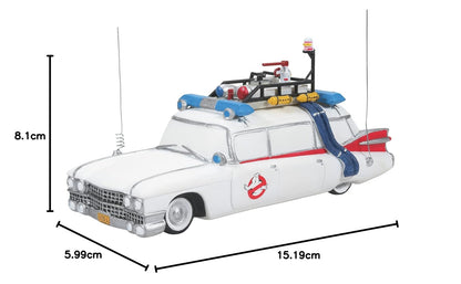 Department 56 Ghostbusters Village Accessories Ecto-1 - Figura de Automóvil, 3.19 Pulgadas, Color Blanco