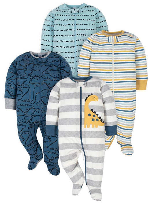 Gerber Pack de 4 pies Sleep N' Play para bebé