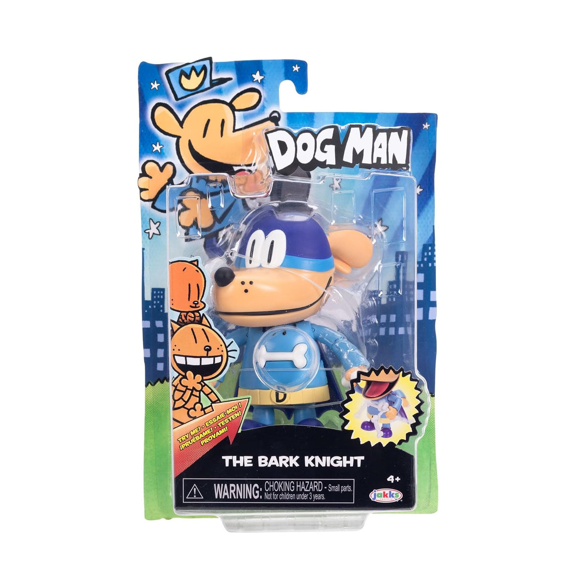 Jakks Pacific Figura de 5" de Dog Man - Bark Night