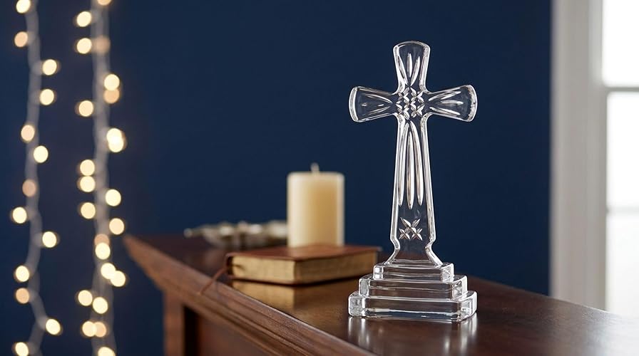 Celebrations by Mikasa Rejoice - Cruz de vidrio (9 pulgadas)