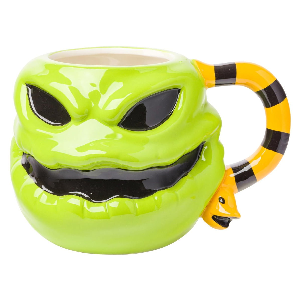 Silver Buffalo Disney Nightmare Before Christmas Oogie Boogie - Taza esculpida 3D de cerámica, 20 onzas