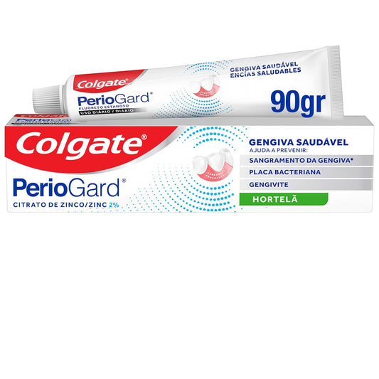 Colgate Pasta Dental PerioGard 90 g, Uso Diario. Cuidado de Encías Especializado. Ayuda a Prevenir el Sangrado de Encías y la Gingivitis. Con Citrato de Zinc