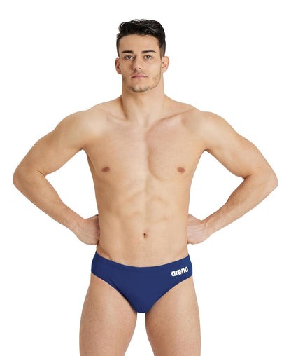 Arena Solid Team Traje de Baño para Hombre - Azul marino - Blanco - 30