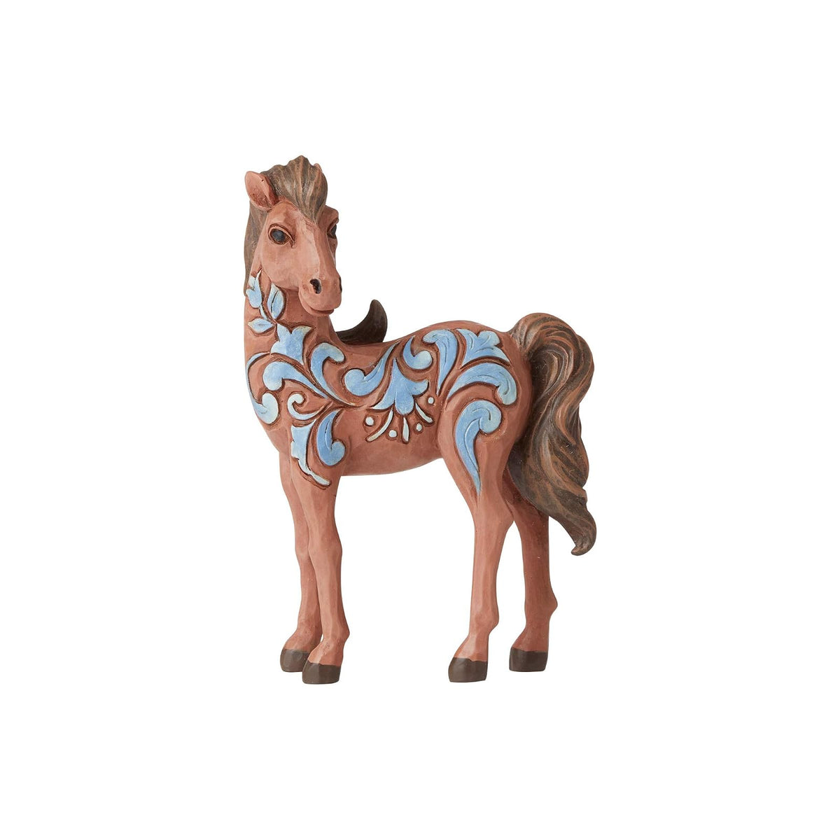 Enesco Jim Shore Heartwood Creek Pony Figura en Miniatura, 10 cm, Multicolor