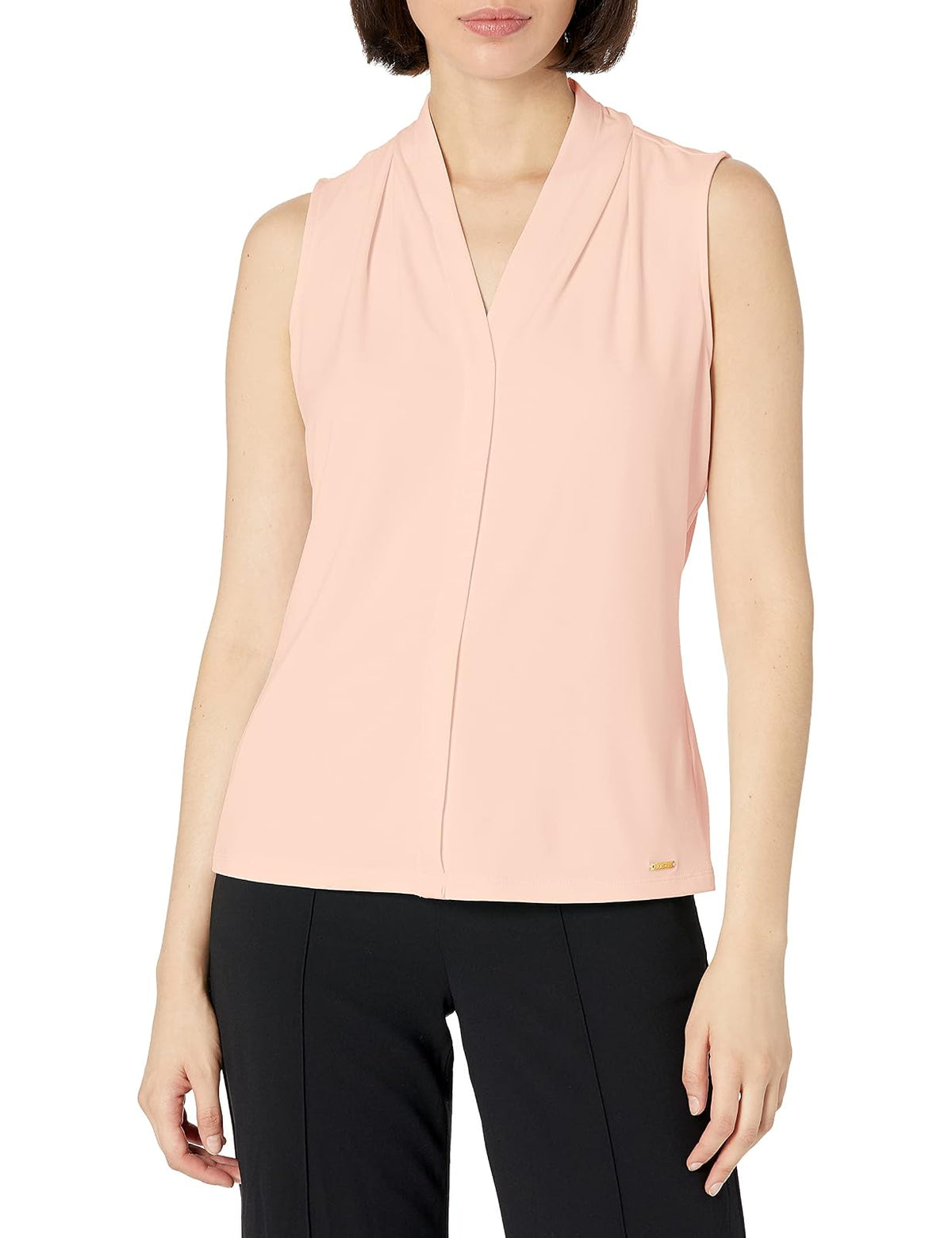 Calvin Klein Calvin Klein Camisola sólida con Cuello en V para Mujer BlusasMujer