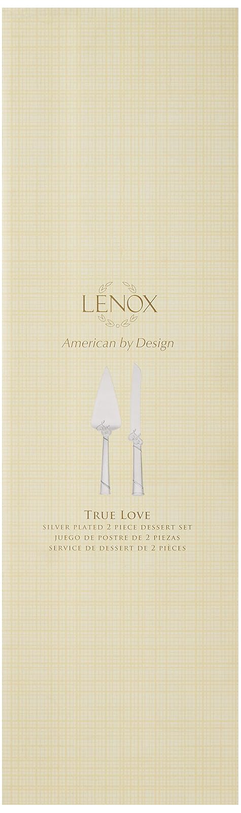 Lenox True Love 2 piezas Juego de postre