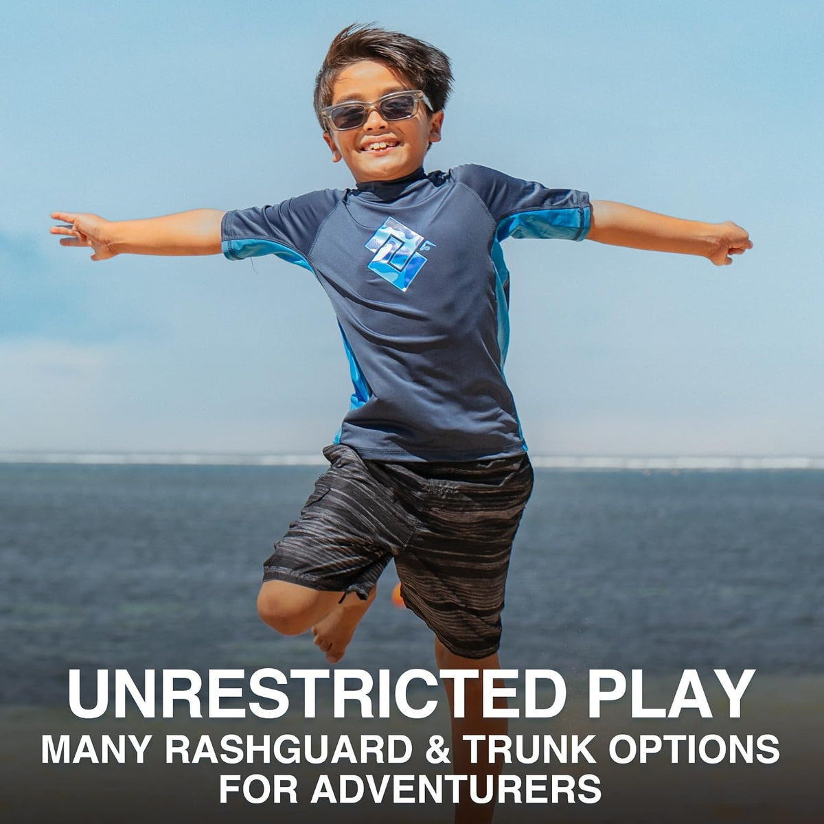 Kanu Surf Haywire UPF 50+ - Playera de natación (protección Solar) Playera contra Sarpullido para Niños