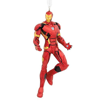 Hallmark Marvel Iron Man - Adorno navideño de 3,8 x 8,2 x 2,2 cm