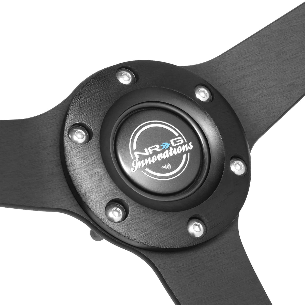 NRG Innovations RST-037MB-S Volante de 3 Radios Envuelto en Gamuza 350 mm