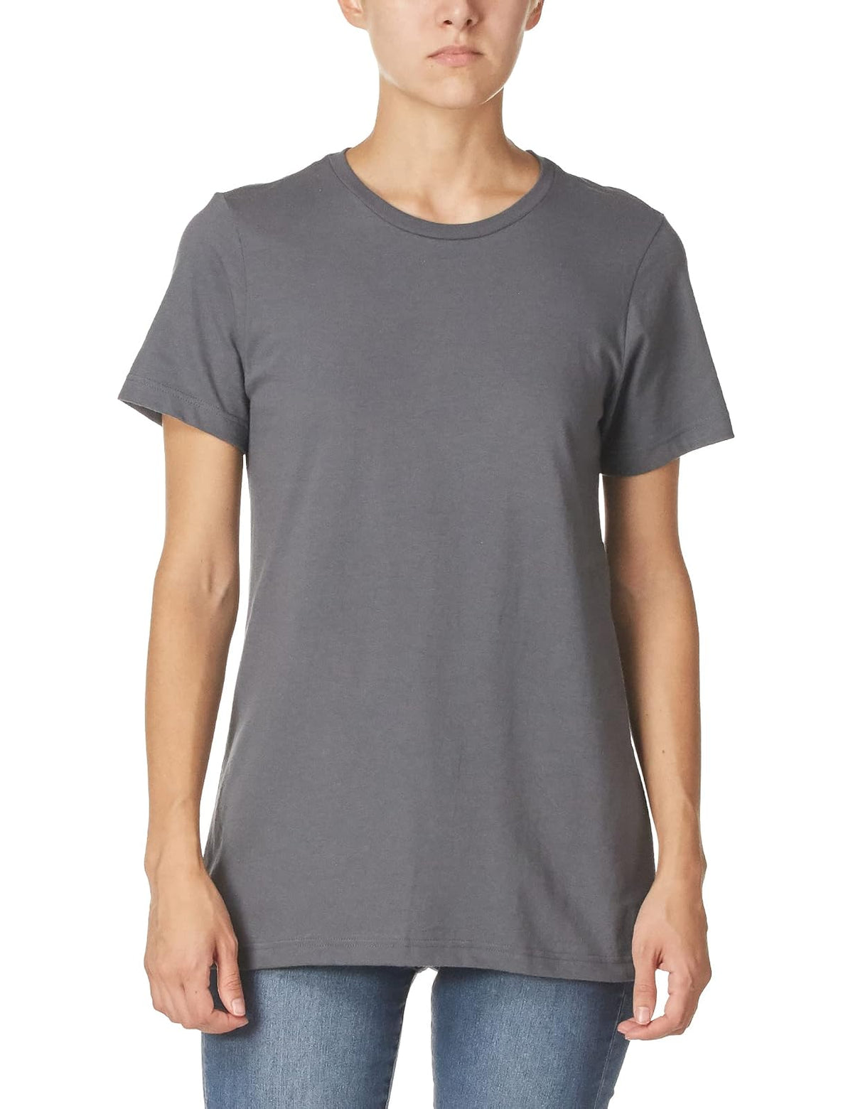 American Apparel Playera clásica de Manga Corta con Cuello Redondo. Camiseta para Mujer