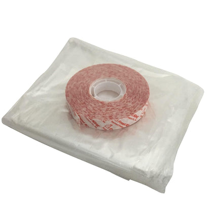 Frost King V73/4T - Kit de película retráctil para ventana, paquete de 4, transparente, transparente