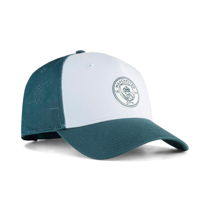 PUMA, Gorra Trucker MCFC King, Unisex, Verde, Talla INT