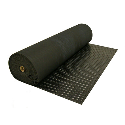Rubber-Cal - Rollos de goma para suelos de diamante, rollos de 3 mm x 4 pies de ancho