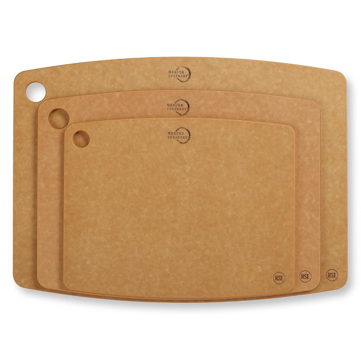 Mercer Culinary - Tabla de cortar compuesta de 17 5/16 pulgadas x 12 3/4 pulgadas, NSF, grande