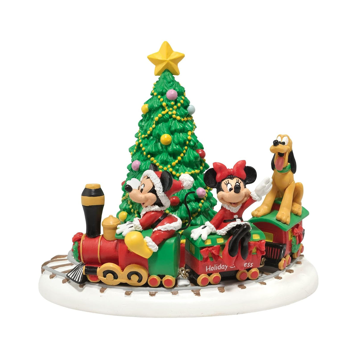 Department 56 - Pieza de exhibición en miniatura de Disney Village Mickey Holiday Express