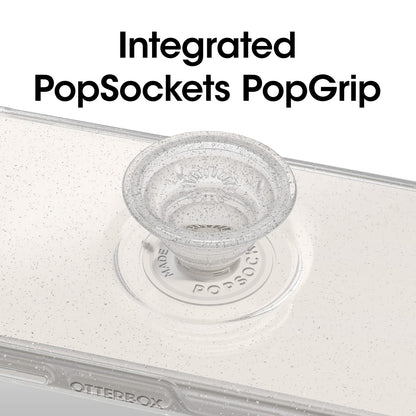OtterBox OTTER + POP SYMMETRY CLEAR SERIES para iPhone 14 Plus - STARDUST POP (Transparente/Purpurina)