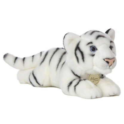 Aurora World Miyoni, Peluche de Animal Realista, 26.5 cm - Tigre blanco