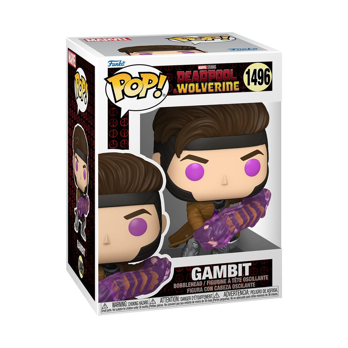 Funko Pop! Marvel: Deadpool & Wolverine - Figura de Vinilo Coleccionable (Estilos Surtidos) - Funko Pop! Marvel: Deadpool & Wolverine - Gambit