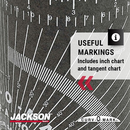 Jackson - Herramienta de medición de tuberías de seguridad – Herramienta de montaje de tubería de cinta redonda (varios tamaños y clasificaciones de calor)