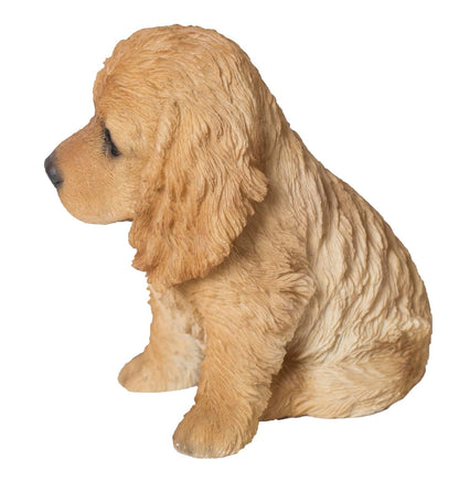 Hi-Line Gift Ltd. - Estatua de Cocker Spaniel de Color Crema