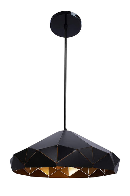 MAXXI MX-CL1816-N Candil de Lámina de Acero, Negro