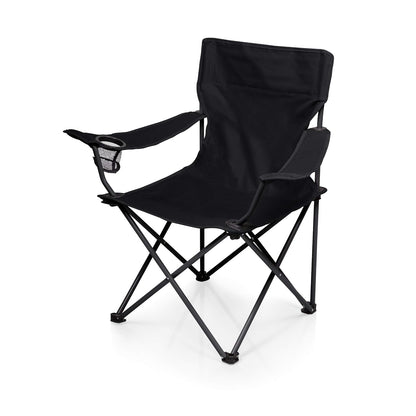 PTZ - Silla de Campamento - Silla de Picnic - Silla de Playa con Bolsa de Transporte, Color Negro