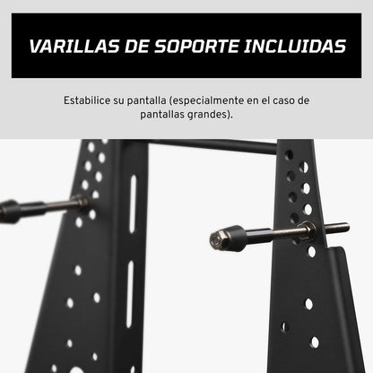 Fanatec Sim Racing CSL Cockpit Soporte para Monitor – Estable y Seguro, Diseñado para el CSL Cockpit, Soporte para Amplia Gama de Monitores, Totalmente Ajustable - Negro