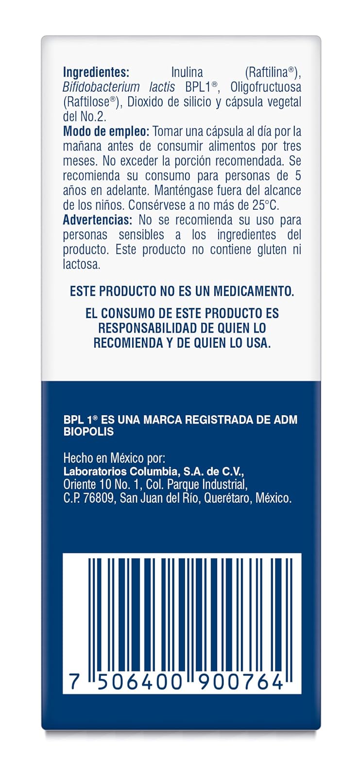 Microbiot Fit 30 Caps, Bifidobacterium Lactis Bpl-1 | Bifidobacterium Lactis Bpl-1