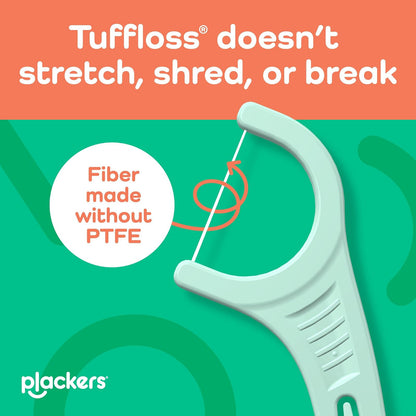 Plackers Micro mint dental floss picks, 300 count, 300 Count