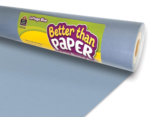 Teacher Created Resources Cottage Blue Better Than Paper® - Rollo de tablero de anuncios (TCR77911)