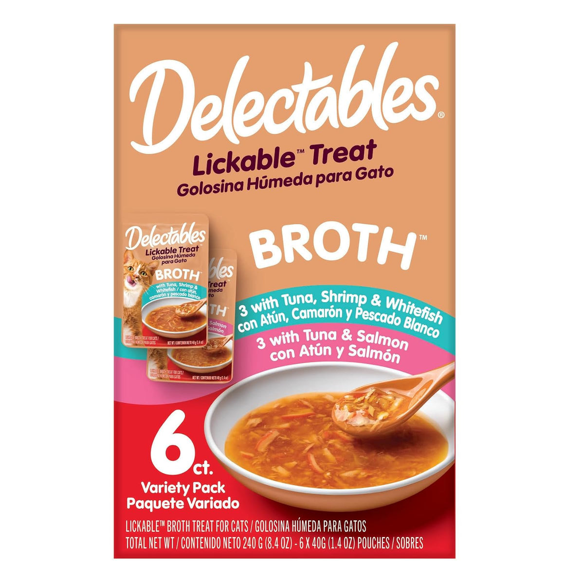 Delectables Broth 6ct. Paquete Variado