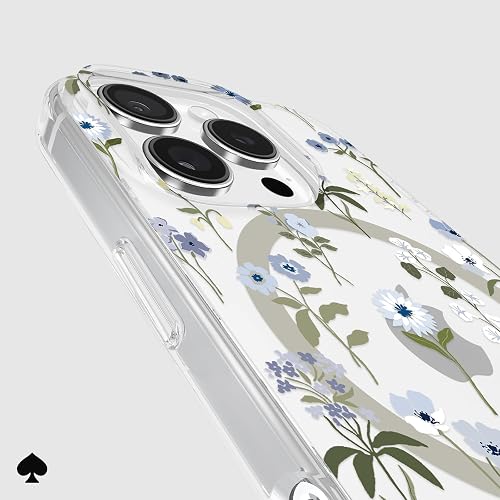 Kate Spade New York - Funda para iPhone 16 Pro, diseño de Flores Preciosas | Compatible con MagSafe - Funda ligera de diseño para iPhone 16 Pro con revestimiento antiarañazos y precioso diseño de flores