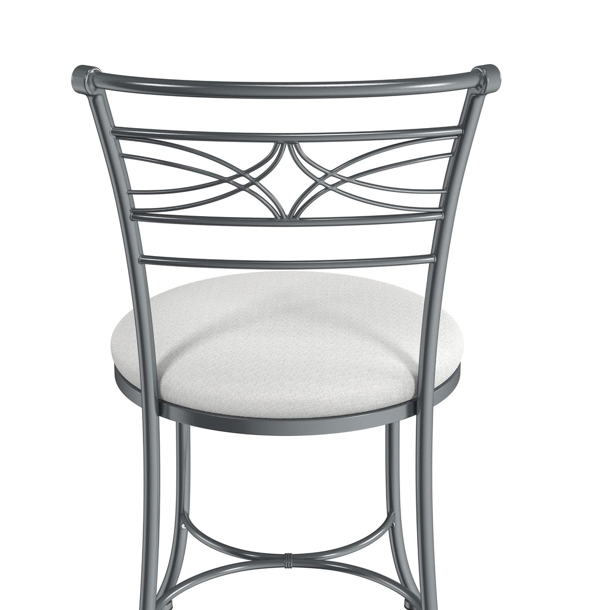 Hillsdale Furniture Dutton - Taburete de Cambiador, Chapado en Cromo