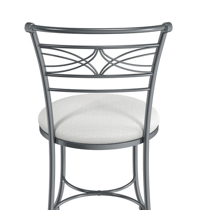 Hillsdale Furniture Dutton - Taburete de Cambiador, Chapado en Cromo