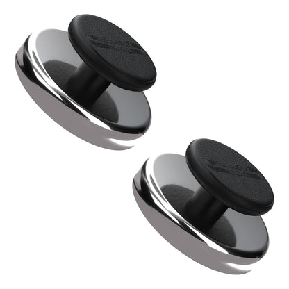 Master Magnetics - Cierre magnético de base redonda con perilla, cromo, 6.68 cm de diámetro, 3.38 cm de altura total con 4.45 cm de diámetro perilla/29.48 kg (caja de 2)