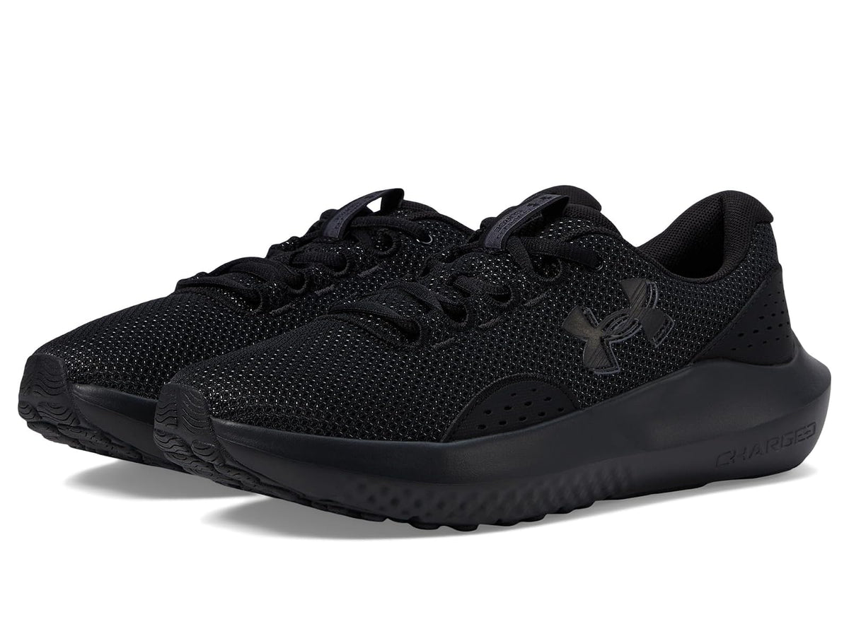 Under Armour Charged Surge 4 Tenis de Correr para Mujer - 28.0 cm - (002) Negro - Negro - Negro