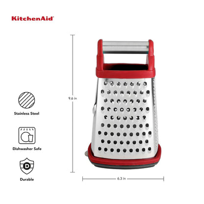 KitchenAid Rallador de caja gourmet, Caja, Rojo, Pequeño, 1