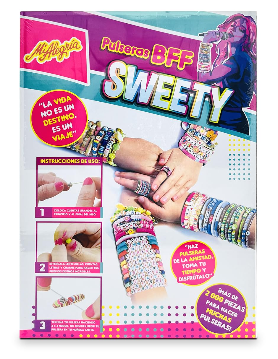 Mi Alegria Pulseras BFF - Sweety, Multicolor