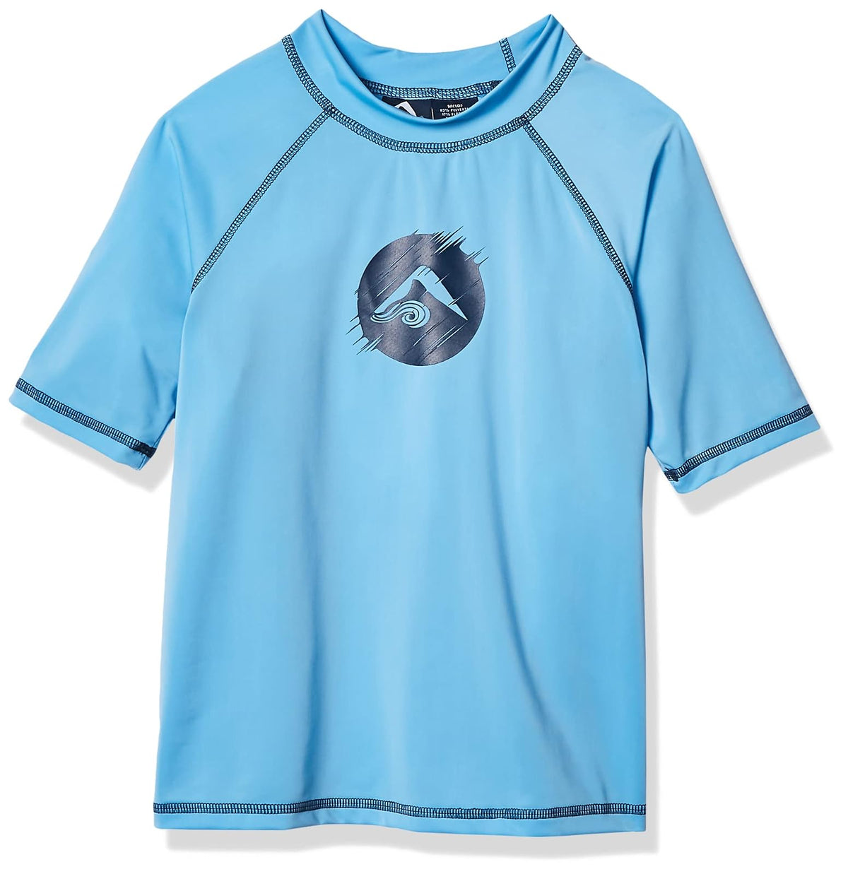 Kanu Surf Abacos - Protector Solar UPF 50+ Playera contra Sarpullido para Niños - Dolphin Alaska Blue - 3 Años