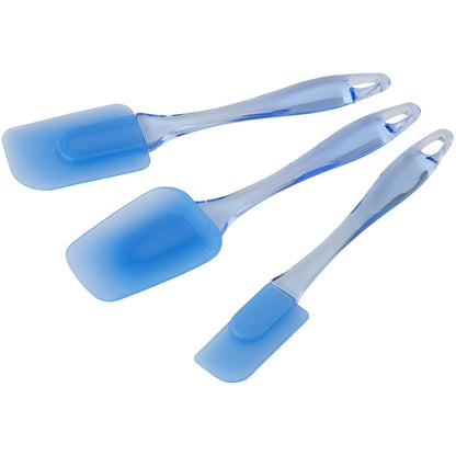 Wilton Easy Flex - Juego de espátulas (3 unidades, silicona), Multicolor, 3 piezas, 1