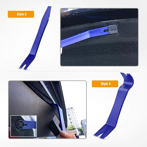 GOOACC Auto Trim Removal Tool Kit No-Scratch Tool Kit for Car Audio Dash Panel Window Molding Fastener Remover Tool Kit